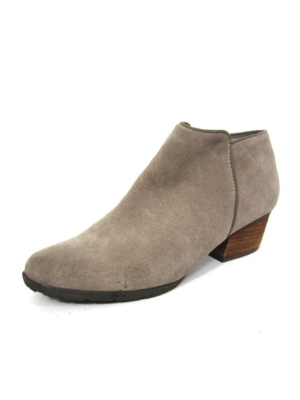 Blondo Women's Size 9.5 Nubuck Leather Villa Waterproof Bootie Taupe Mushroom